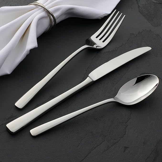 Oneida B1013020Al20 Doublet 20 Piece Everyday Flatware Set, Service For 4
