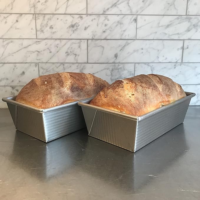USA Pan Loaf Pan set 1 Lb,1 Pound,(Pack of 3)