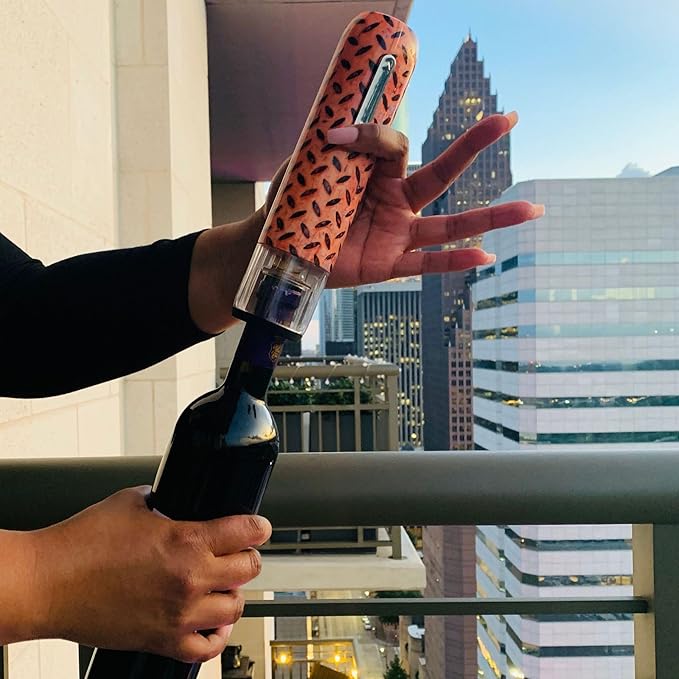 Electric Wine Opener – Premium Automatic Corkscrew with Rechargeable Charging Base – Luxury Wine Accessory