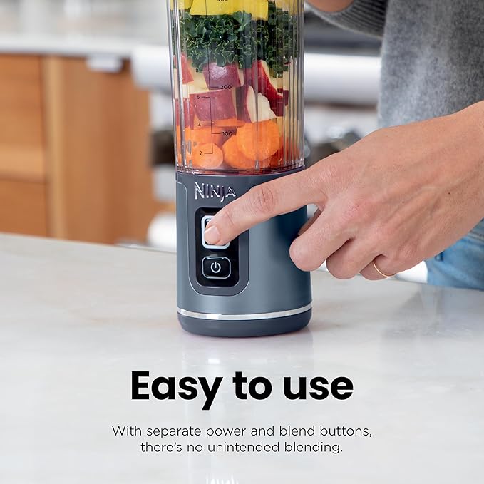 Ninja BC151CR Blast Portable Blender, Cordless, 18oz. Vessel, Personal Blender-for Shakes & Smoothies, BPA Free, Leakproof-Lid & Sip Spout, USB-C Rechargeable, Dishwasher Safe Parts, Cranberry Red