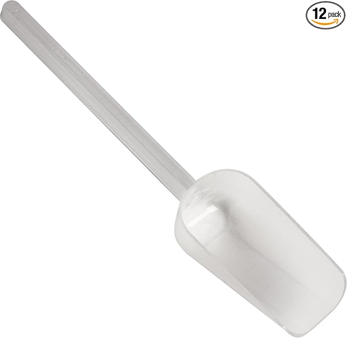 SP Bel-Art Sampling Scoop; 60ml (2oz), Plastic (Pack of 12) (F36748-0000) Made in USA