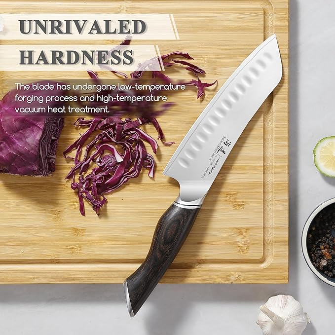 SHANGDAO Kitchen Knives Set, 3-Piece Chefs Knife Set High Carbon VG10 Stainless Steel with Ultra Sharp Blade & Professional Chef Knives, Japanese Cooking Knife with Gift Box