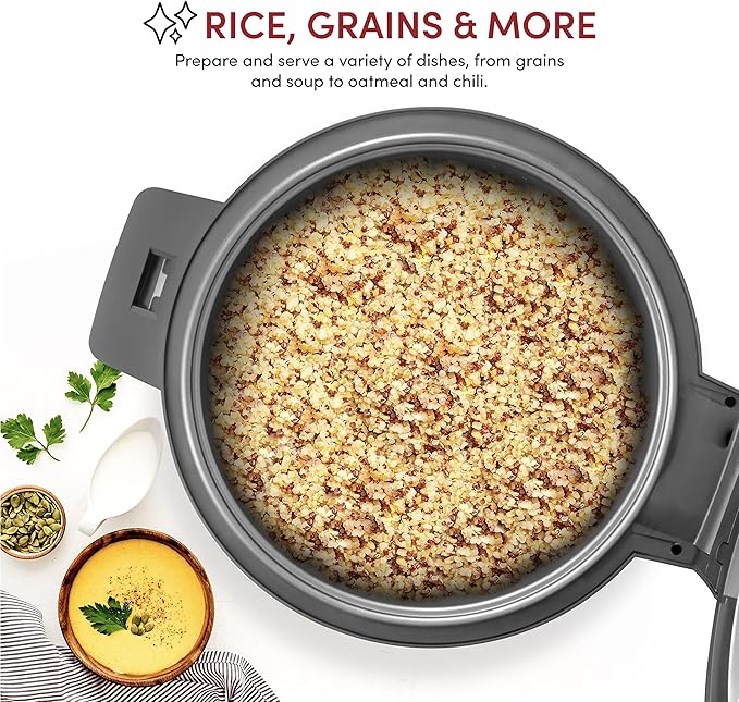 Aroma Housewares 60-Cup (Cooked) (30-Cup UNCOOKED) Commercial Rice Cooker, Stainless Steel Exterior (ARC-1130S) & ARC-360-NGP 20-Cup Pot-Style Rice Cooker & Food Steamer, White